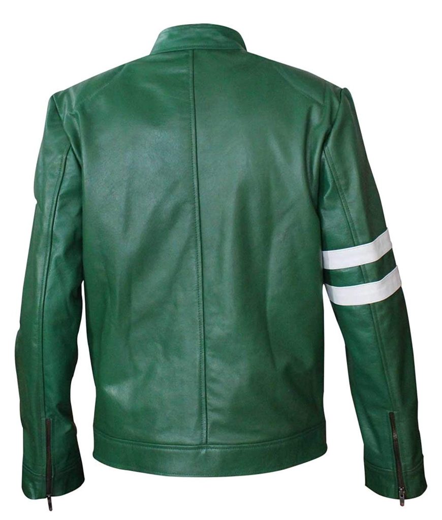 Ben 10 Leather Jacket - Green Leather Jacket - Icon Leather Styles