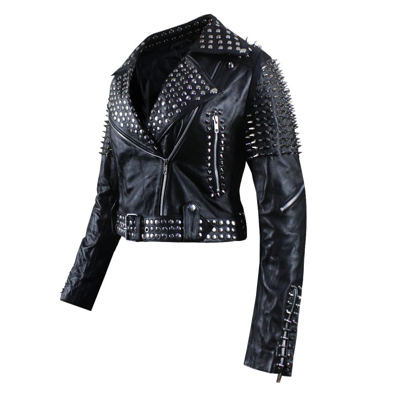 Britney Spears Studded Leather Jacket