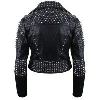 Britney Spears Studded Leather Jacket