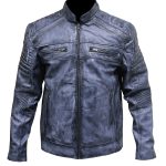 Cafe Racer Blue Jacket