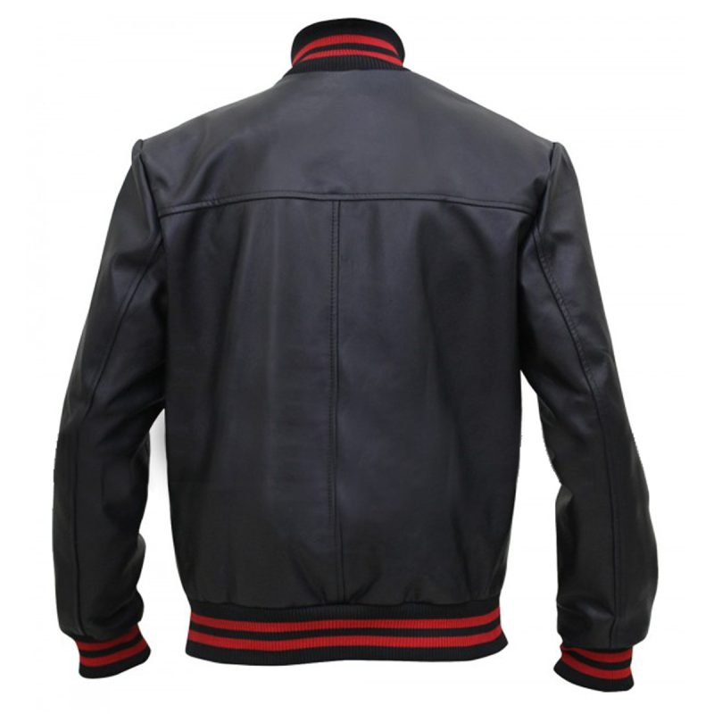 Eminem Black Leather Jacket