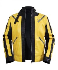 Wolfenstein New Colossus BJ Blazkowicz Yellow Leather Jacket